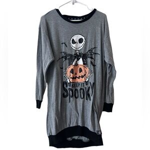 Disney The nightmare before Xmas long sleeve dress PJs